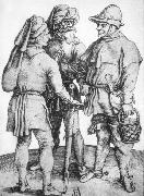 Three Peasants in Conversation Albrecht Durer